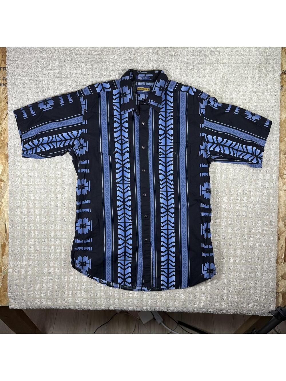 Panhandle Slim Aztec Pearl Snap Western Shirt Large
